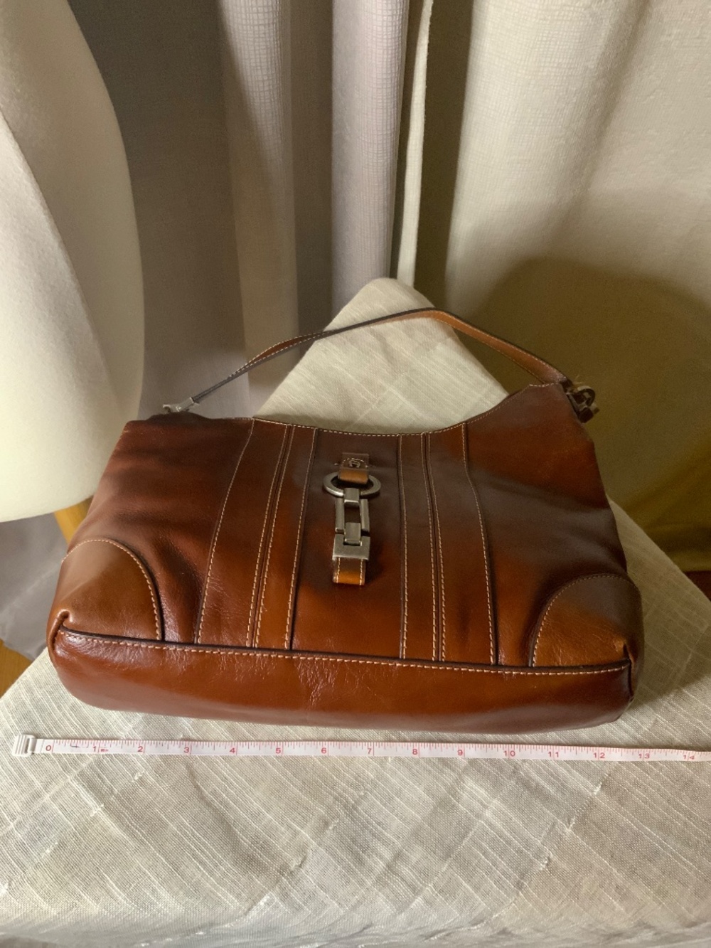 Etienne Aigner Hand-Made Leather Handbag - Picture 9 of 10